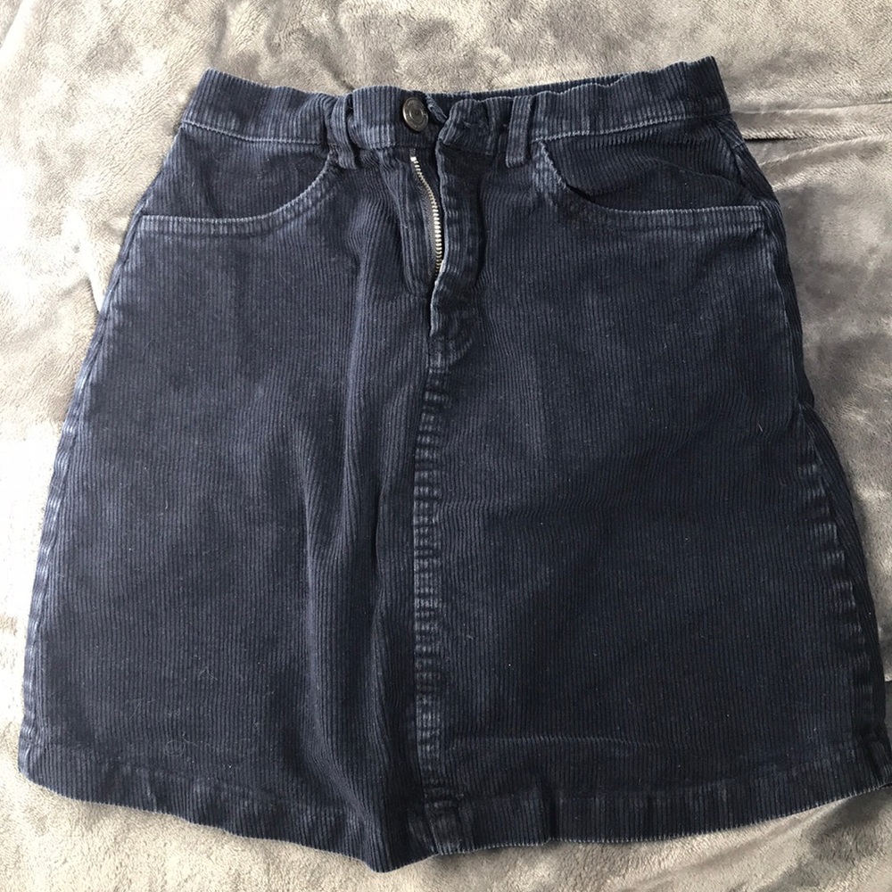 Brandy Melville corduroy mini skirt